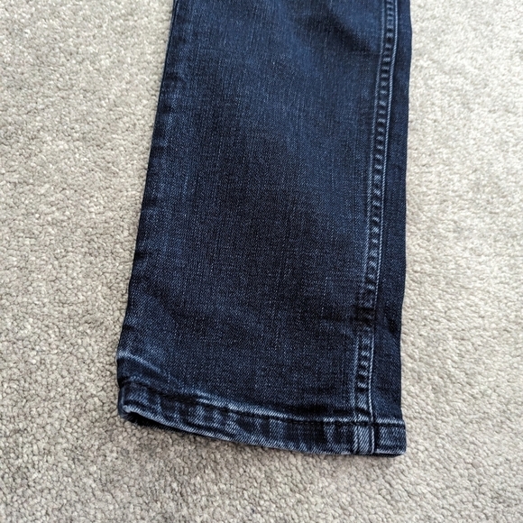TOPMAN Men's Distressed Jeans Size 30 Dark Blue Denim Pants - Picture 5 of 10
